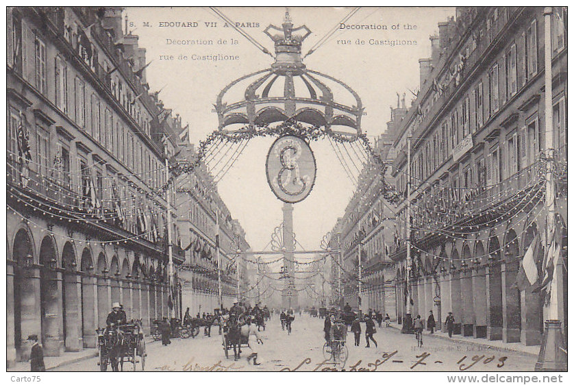 Evènements - Réception King Edward VII Paris  - Précurseur - Décoration Rue De Castiglione - Recepciones