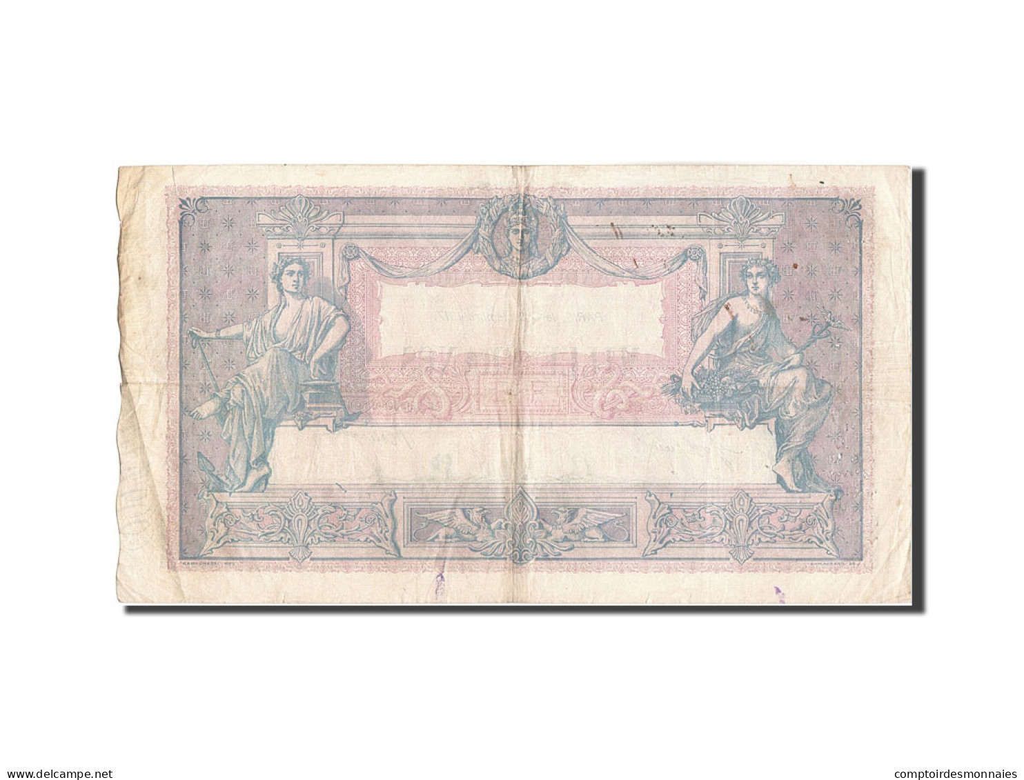 Billet, France, 1000 Francs, 1 000 F 1889-1926 ''Bleu Et Rose'', 1917 - 1 000 F 1889-1926 ''Bleu Et Rose''