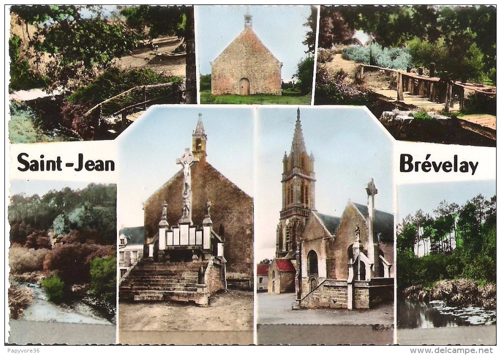 SAINT-JEAN De BREVELAY - Multi-Vues De La Ville - Saint Jean Brevelay