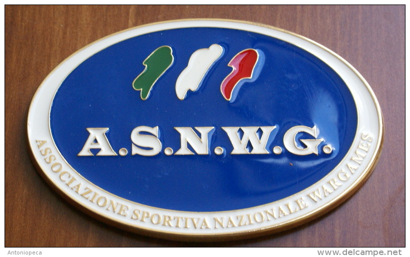 ITALY, CREST ARALDICO ASSOCIAZIONE SPORTIVA NAZIONALE WAR GAMES - Other & Unclassified