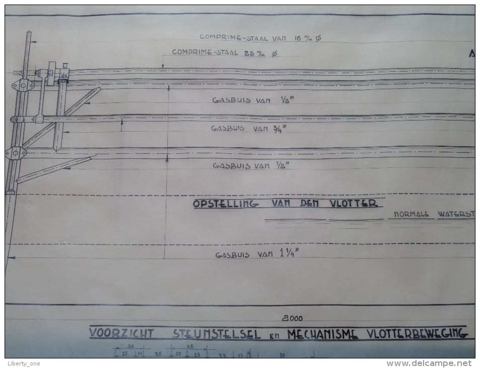 OPWEKKING van OPPERVLAKTEGOLVEN Waterbouwkundig Labo v/ Bruggen en Wegen ( ANTWERPEN / Debruyn 1939 ) !