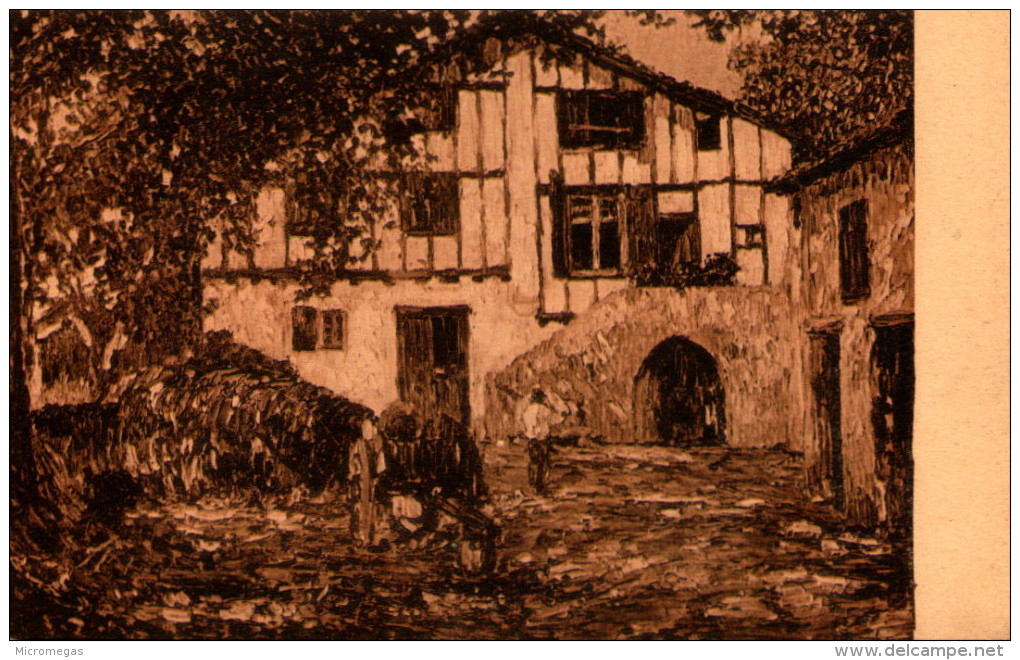 Pays Basque - Vieille Ferme à Urrugne (peinture De Floutier) - Urrugne
