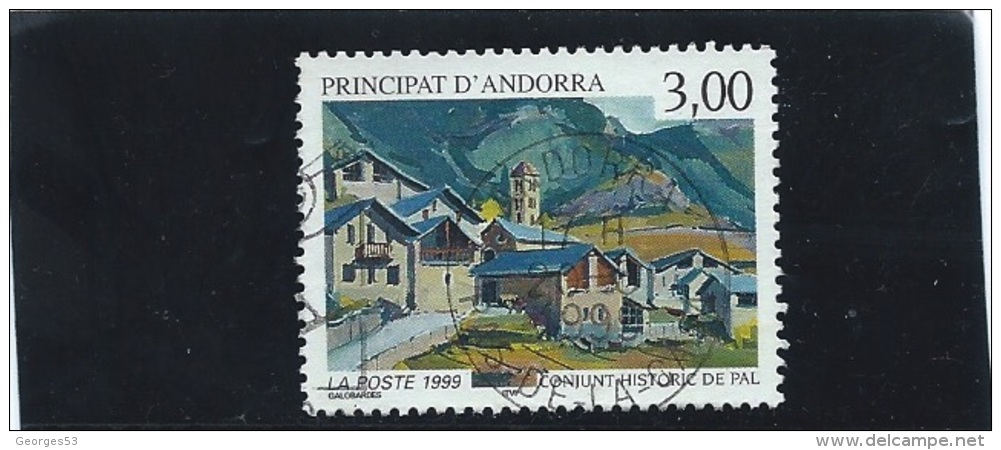 ANDORRE      N°  520    O       Valeur YT : 0,80 € - Used Stamps