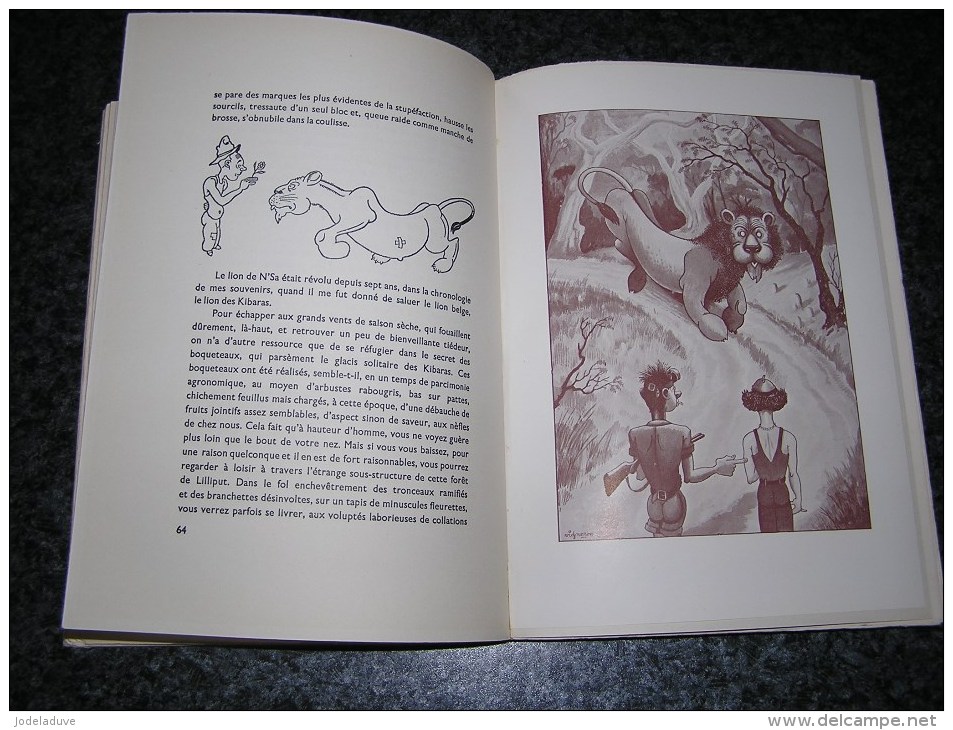 LE BOUQUET D' EUPHORBES W Vigneron 1948 Récit Congo Afrique Auteur Ecrivain Belge Belgique Illustrations Luc