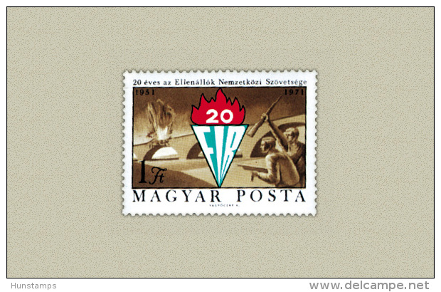 Hungary 1971. FIR Stamp MNH (**) Michel: 2681 / 1 EUR - Nuovi