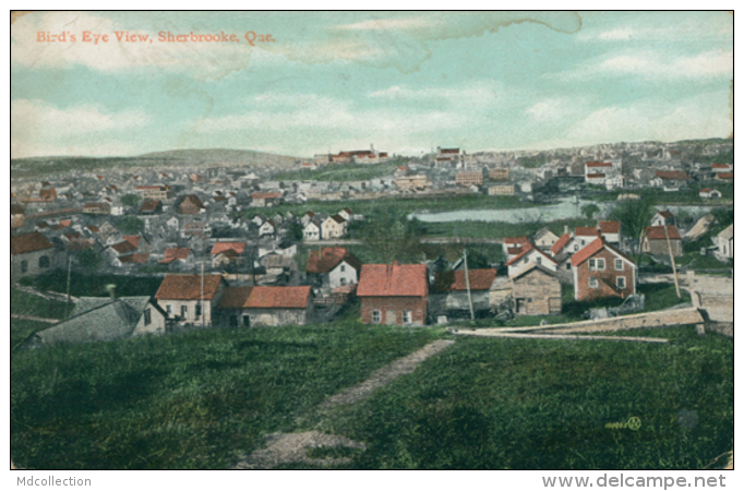 CA SHERBROOKE / Bird's Eye View / CARTE COULEUR - Sherbrooke