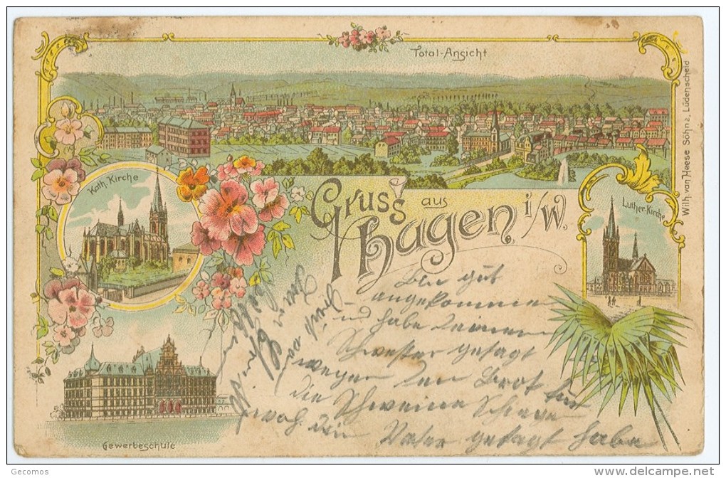 GRUSS AUS HAGEN - Litho Multivues... - Hagen