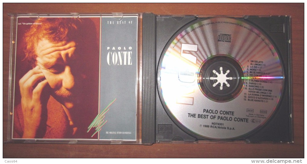 THE BEST OF PAOLO CONTE - Autres - Musique Italienne