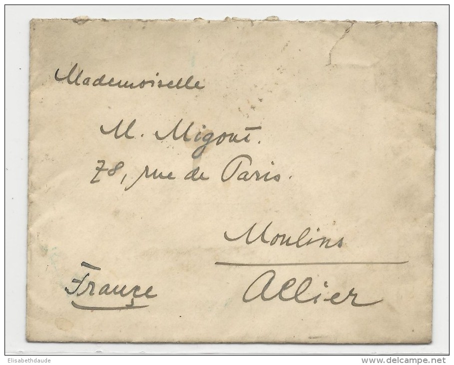 HONGRIE - 1923 - ENVELOPPE De BUDAPEST Pour MOULINS (ALLIER) - Briefe U. Dokumente