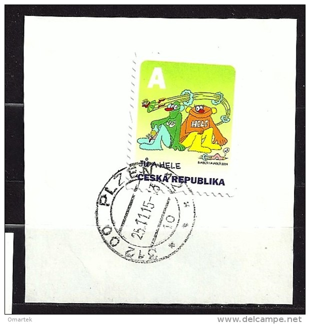 Czech Republic  Tschechische Republik  2014 ⊙ Mi 807 Ju And Hele. Cutting, Auf Briefstück. Stempel   C.5 - Gebraucht