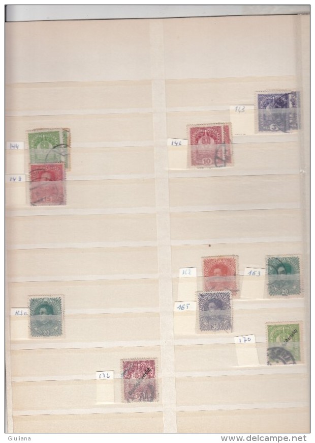 Austria - Stockpage Stamps Used - Verzamelingen