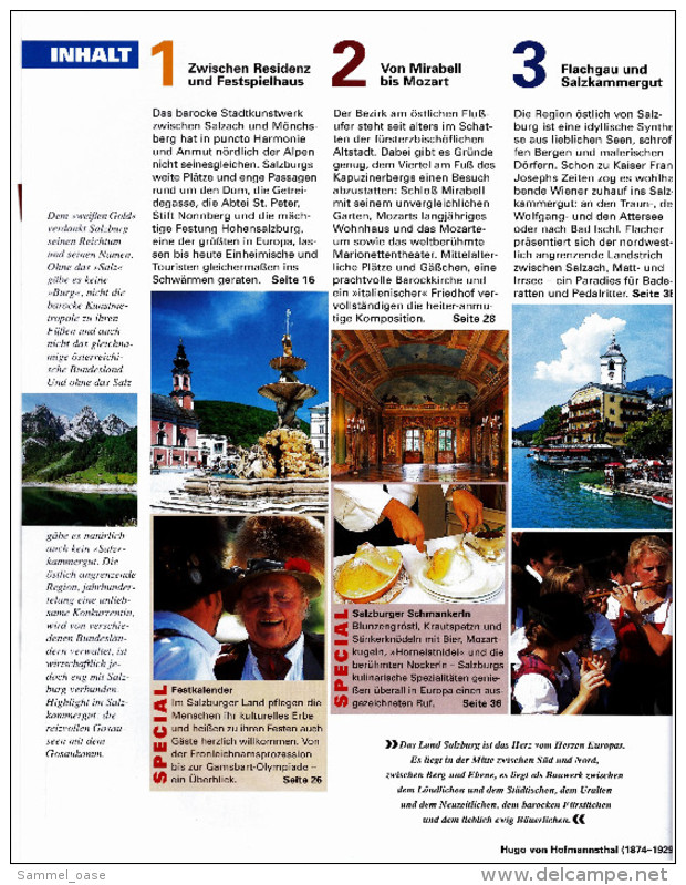 Zeitschrift Falk Reisen Nr. 27  -  Salzburg - Salzburger Land - Salzkammergut - Reise & Fun