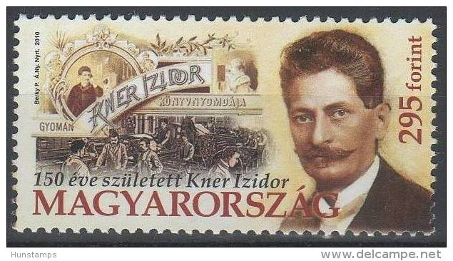 Hungary 2010. Izidor Kner Stamp MNH (**) Michel: 5424 - Ongebruikt