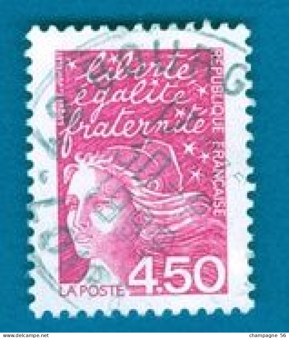 VARIETES FRANCE 1997  N° 3096  MARIANNE DU 14 JUILLET 30 . 9 . 1999 OBLITÉRÉ  PHOSPHORESCENTE