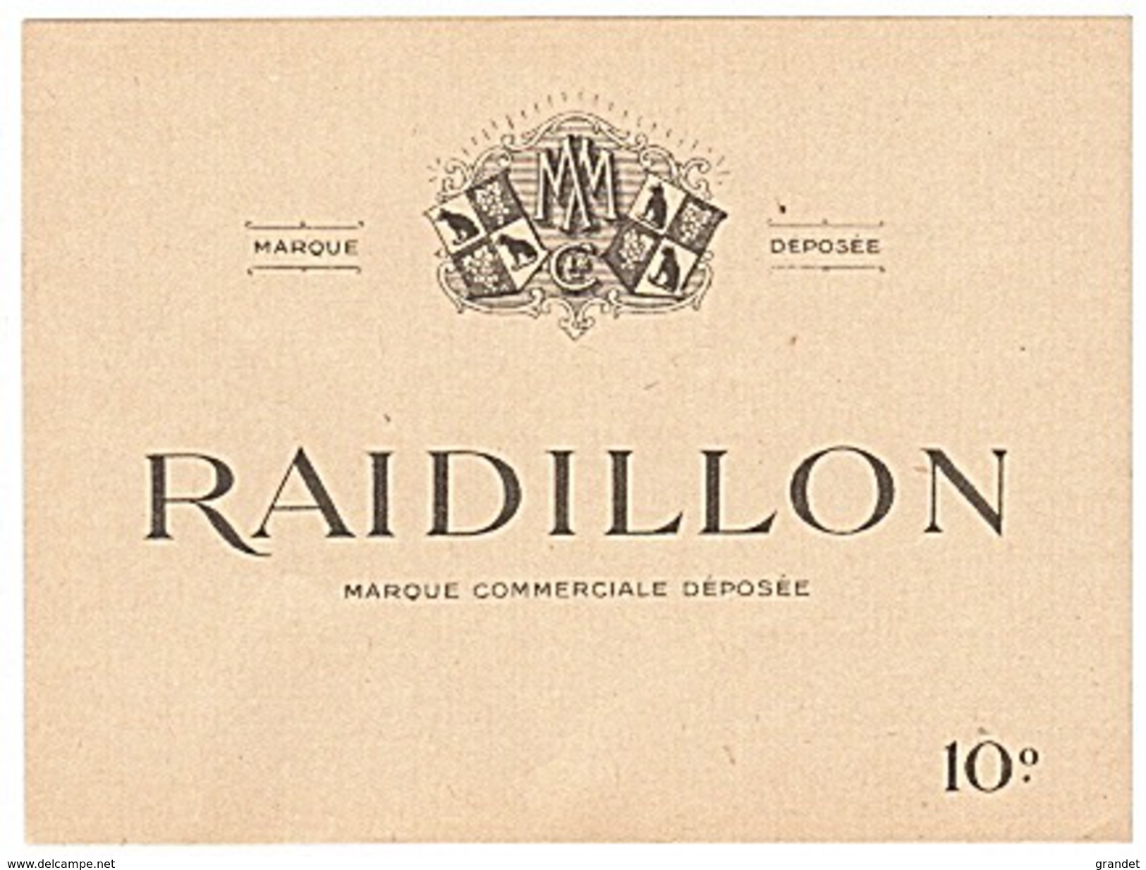 ETIQUETTE - VIN - RAIDILLON - GENEVE - - Blancs