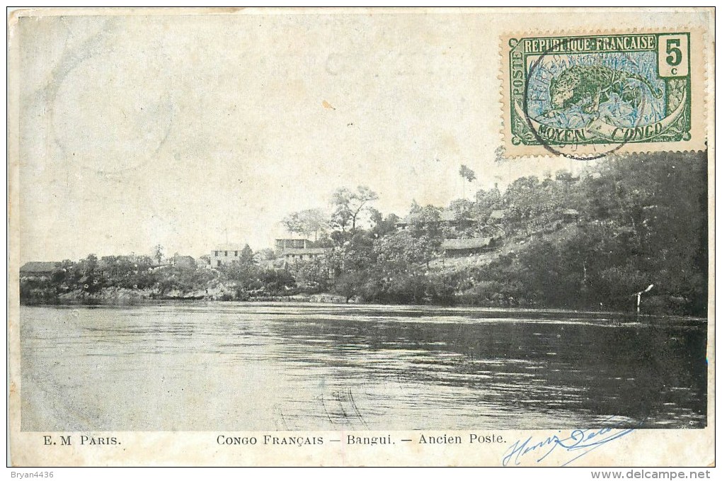 BANGUI - CENTRAFRIQUE - ANCIEN CONGO FRANCAIS  - ANCIEN POSTE - BEAU CACHET, BEAU TIMBRE. - Zentralafrik. Republik