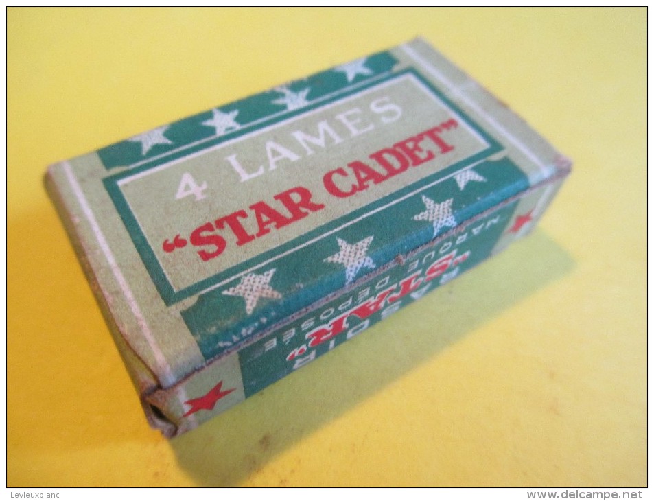 Paquet De 4 Lames De Rasoir/Marque" STAR CADET"/ Made In USA / 5 Lames Vers 1930 - 1950   PARF89 - Lames De Rasoir