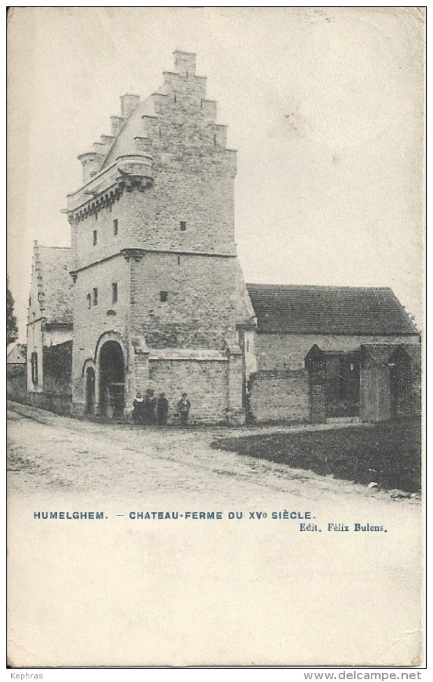 HUMELGHEM : Chateau-Ferme Du XVè Siècle - Cachet De La Poste 1924 - Steenokkerzeel