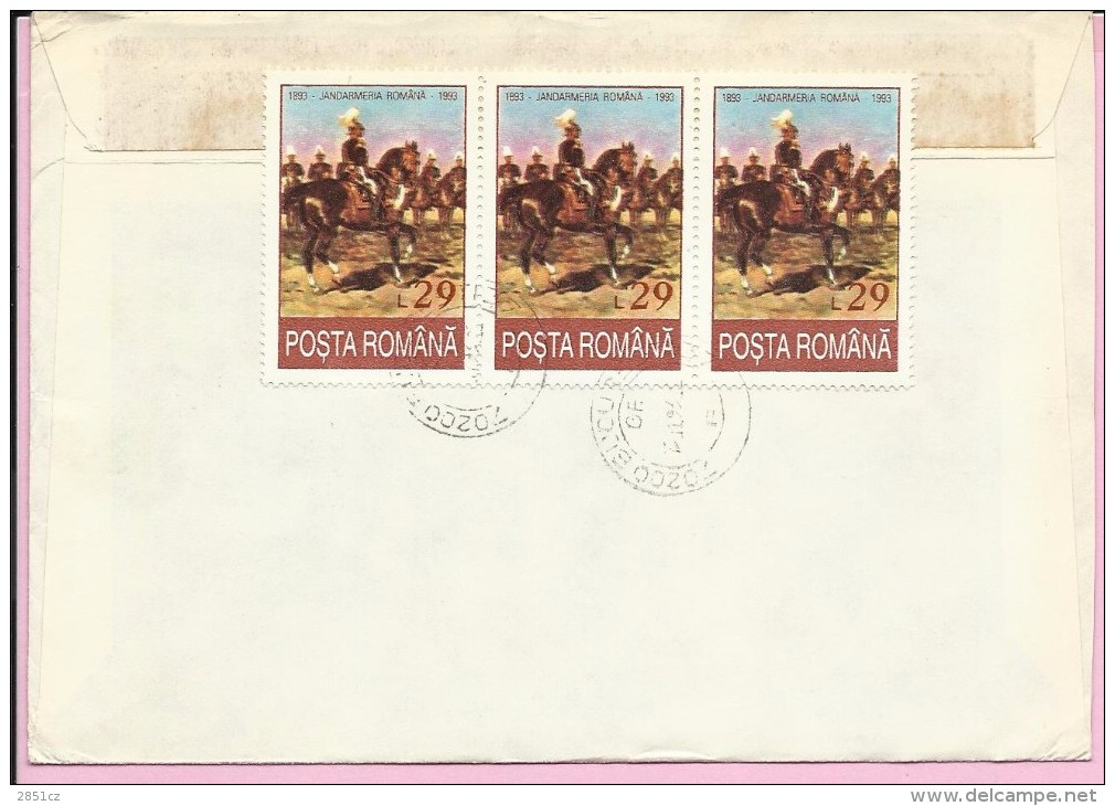 Letter / Air Mail - 1993., Romania, Cover - Storia Postale