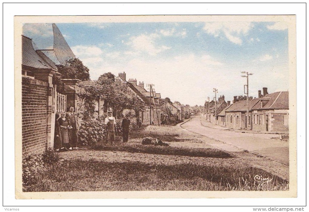 CPSM 60 GUISCARD L'Entrée Du Pays Venant De Noyon - Guiscard