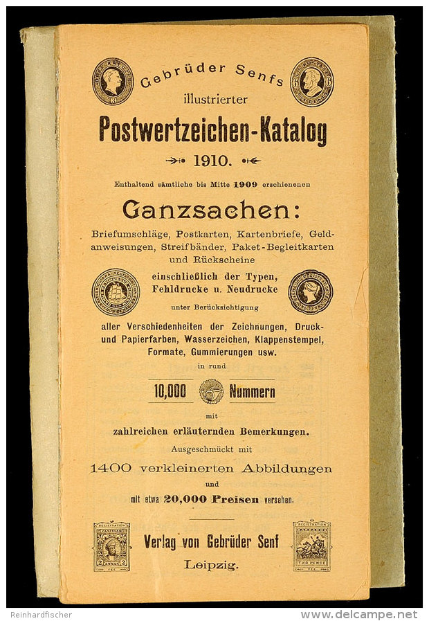 1910, Senf, Ganzsachenkatalog "ganze Welt", Sehr Seltenes Altes Exemplar  1910, Mustard, Postel Stationery... - Autres & Non Classés