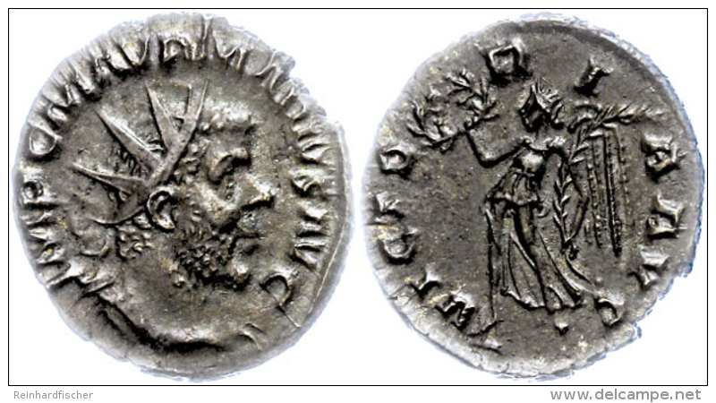 Marius, 268, Antoninian (2,72g), Colonia Agrippa (Köln). Av: Victoria Mit Palmzweig Und Kranz Nach Links,... - Autres & Non Classés