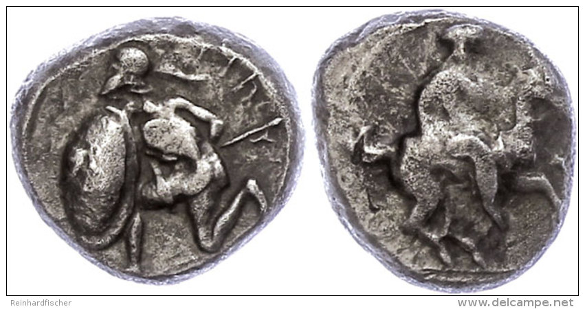 Tarsus, Stater (10,44g), 425-400 V. Chr. Av: Satrap Auf Pferd Nach Rechts. Rev: Kniender Hoplit Mit Helm Lanze Und... - Non Classés