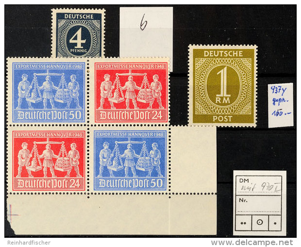 Mi. 914b /gepr. Arge), Mi, 937y (gepr. Schlegel BPP) Und VZd1 Mit Plattenfehler Mi. 970 I, Je Tadellos Postfrisch,... - Autres & Non Classés