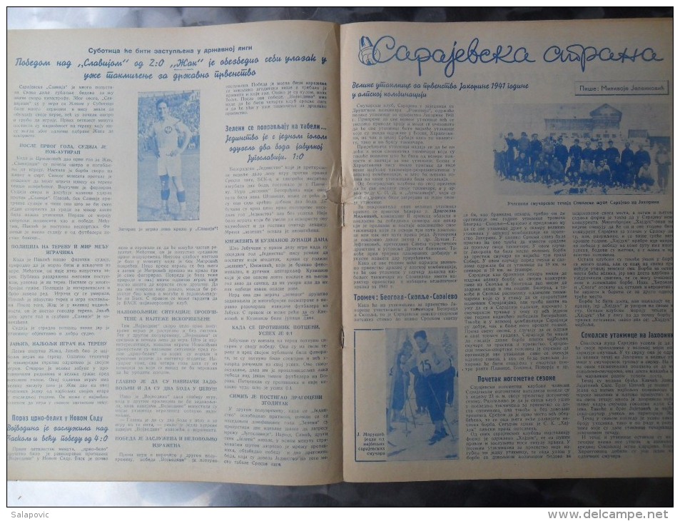 SPORTSKA REVIJA  BR. 50, 1941, KRALJEVINA JUGOSLAVIJA, NOGOMET, FOOTBALL - Books