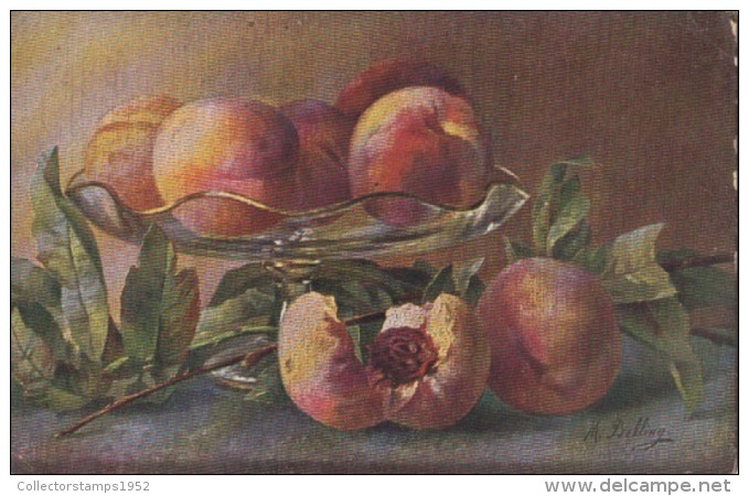 41730- M. BILLING- PEACHES, ILLUSTRATION, CENSORED - Billing, M.