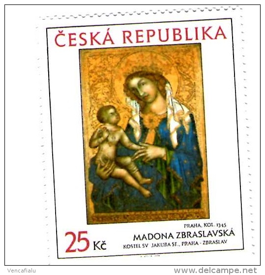 Czeh Republic - Madonna Of Zbralav, 1 Stamp, MNH - Neufs