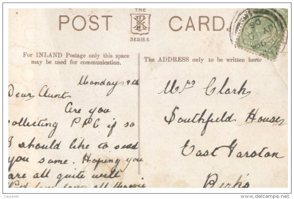 (918) Very Old Postcard - Carte Ancienne  - UK - South End On Sea Post Office - Southend, Westcliff & Leigh