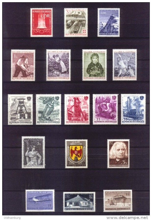 0032: Österreich 1960- 1996 ** Komplett Mit Extras, ANK 1.338.- € (siehe 36 Scans !!) - Verzamelingen