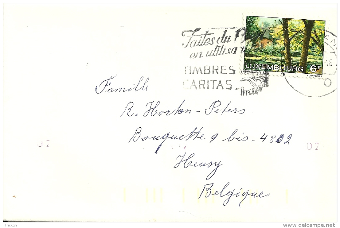 Luxembourg 1982 &gt;&gt; Heusy B - Lettres & Documents