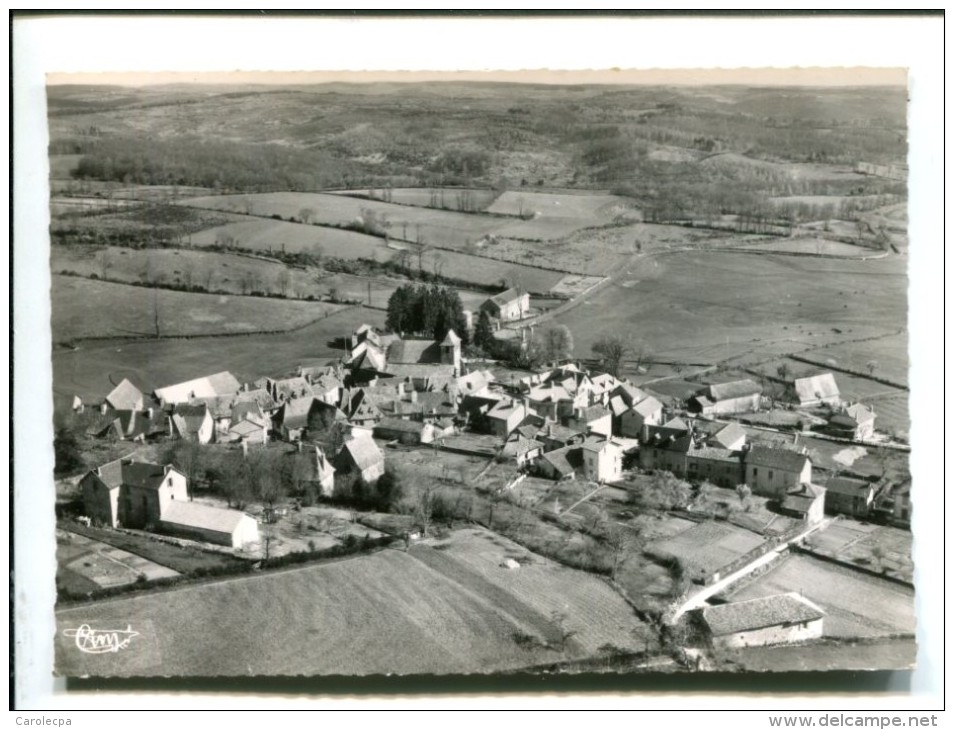 CP -  SAINT MAMET LA SALVETAT (15) VUE GENERALE AERIENNE - Saint-Mamet-la-Salvetat