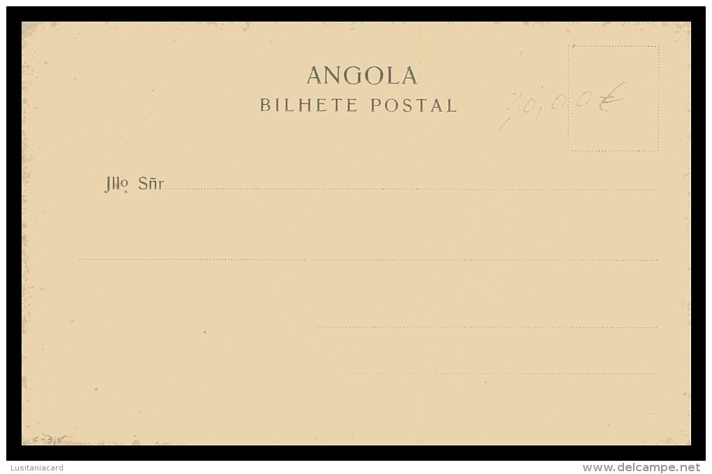 AFRICA - ANGOLA - CATUMBELLA - COSTUMES - Gentio Da Borracha   Carte Postale - Angola