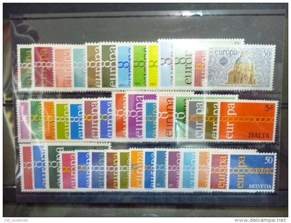 THEMA EUROPA JAAR YEAR 1971 ( 21 COUNTRY ) Xx ( YVERT ) COTE : 133 EURO ( G ) - Volledig Jaar