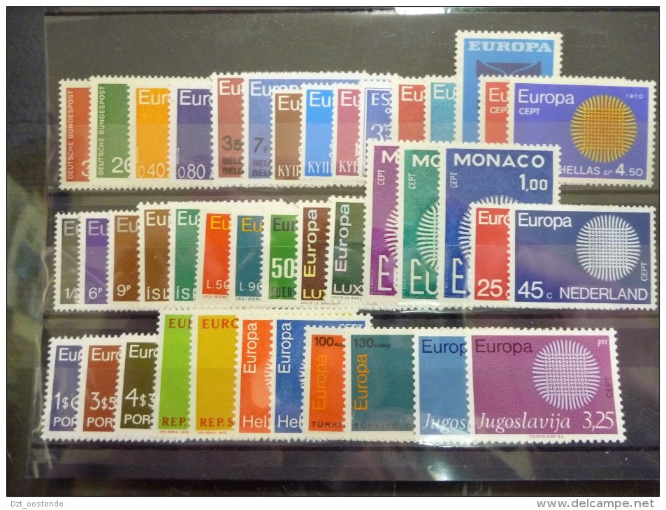 THEMA EUROPA JAAR YEAR 1970 ( 19 COUNTRY ) Xx ( YVERT ) COTE : 105 EURO ( G ) - Volledig Jaar