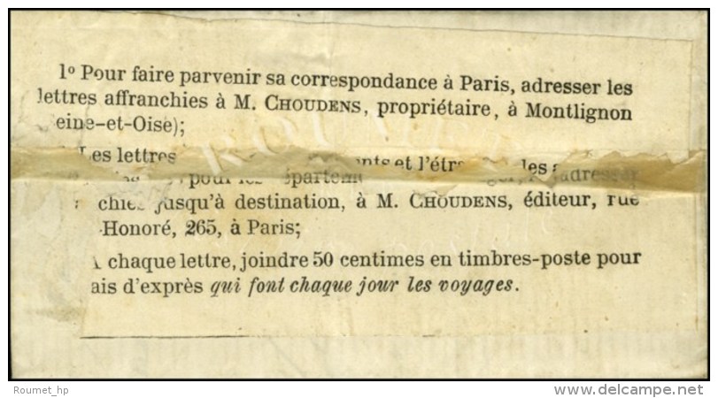 Lettre Non Affranchie Avec Texte Daté De Lille Le 13 Mai 1871 Adressée Sous Double Enveloppe à... - Guerre De 1870