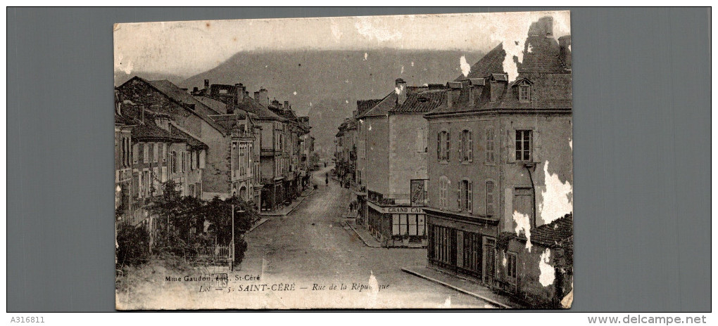 SAINT CERE RUE DE LA REPUBLIQUE - Saint-Céré