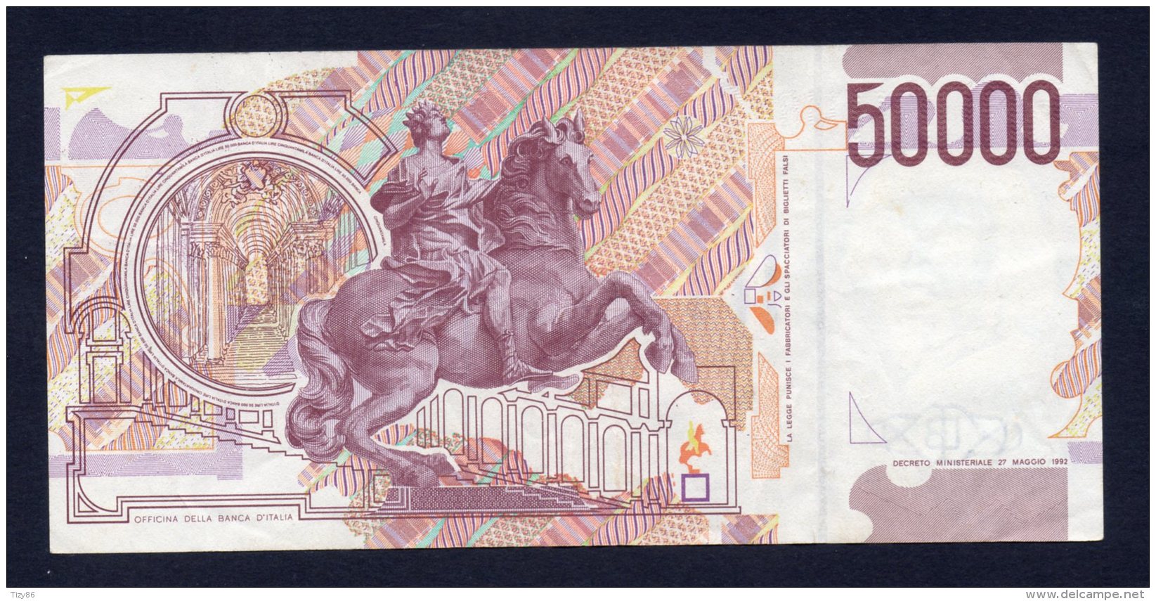 Lire 50000 Bernini 1997 - BB/SPL - 50.000 Lire