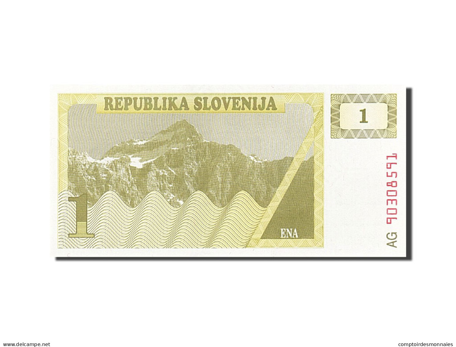 Billet, Slovénie, 1 (Tolar), 1990-1992, 1990, KM:1a, NEUF - Slovenia