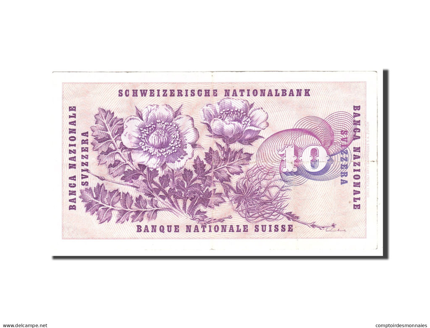 Billet, Suisse, 10 Franken, 1973, 1973-03-07, KM:45s, TTB - Suiza