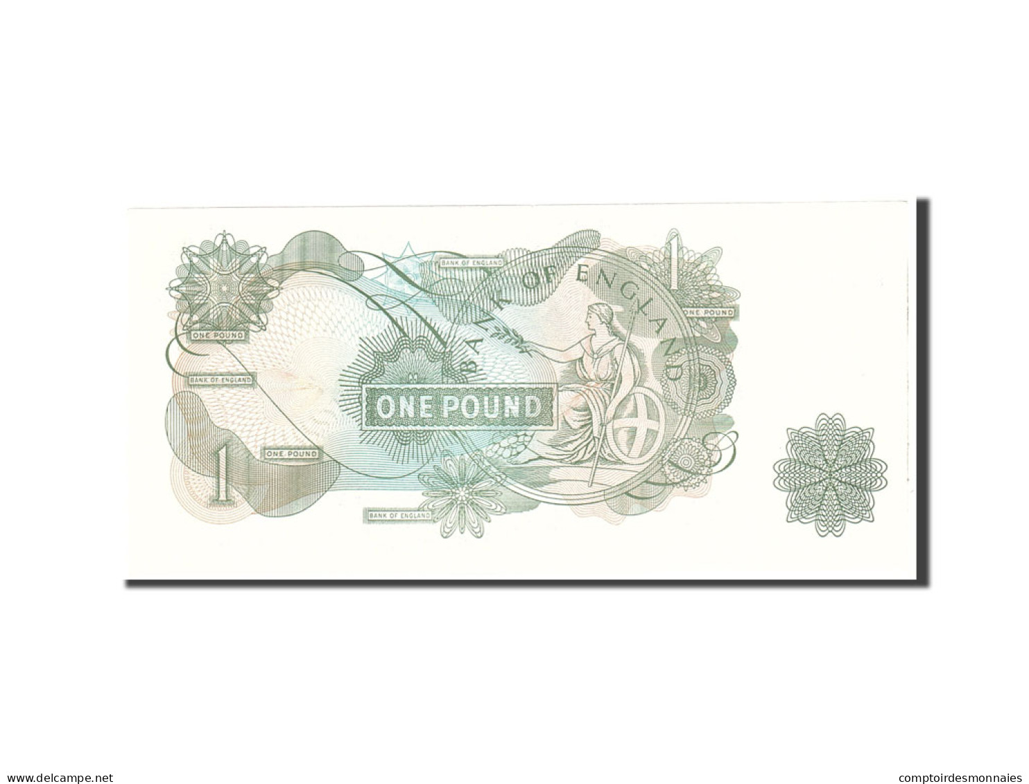 Billet, Grande-Bretagne, 1 Pound, 1970, Undated, KM:374g, NEUF - 1 Pound
