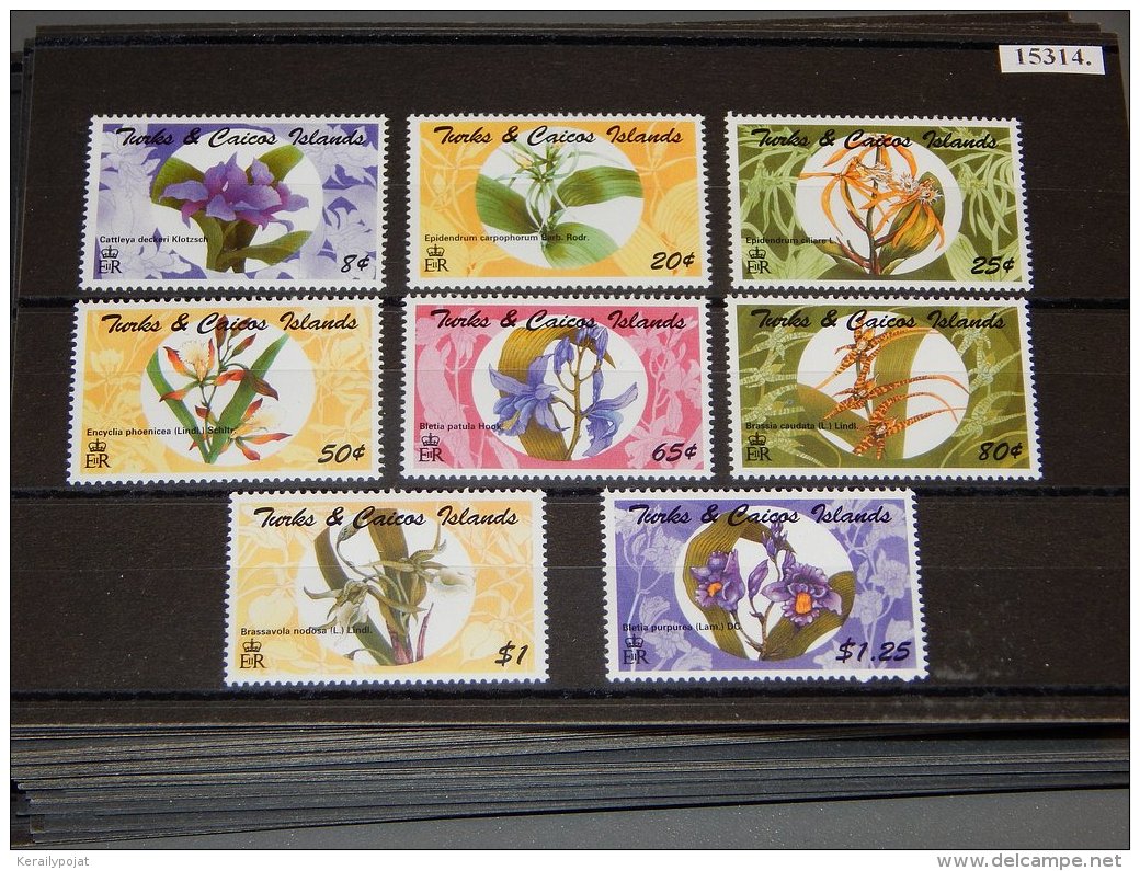 Turks And Caicos - 1995 Orchids MNH__(TH-15314) - Turks And Caicos