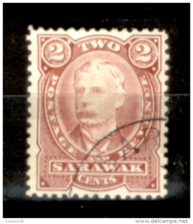 Sarawak-0013 - 1895 - Y&T N. 31 (o), Privo Di Difetti Occulti.- - Sarawak (...-1963)