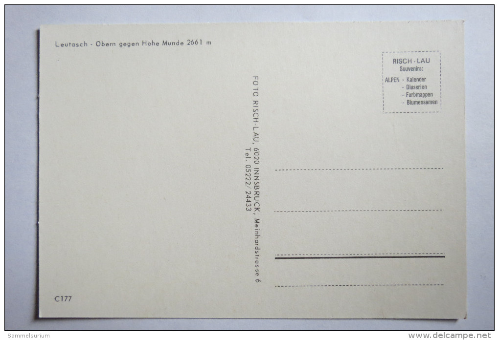 (9/1/64) AK "Leutasch" Obern Gegen Hohe Munde - Leutasch
