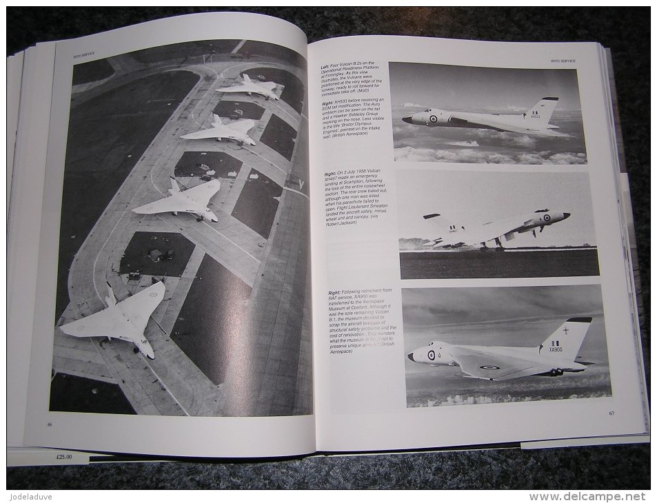 THE VULCAN STORY Tim Laming Manual Aircraft Aviation Avion Avro Jet British Aérospace Squadron Bombers Great Britain