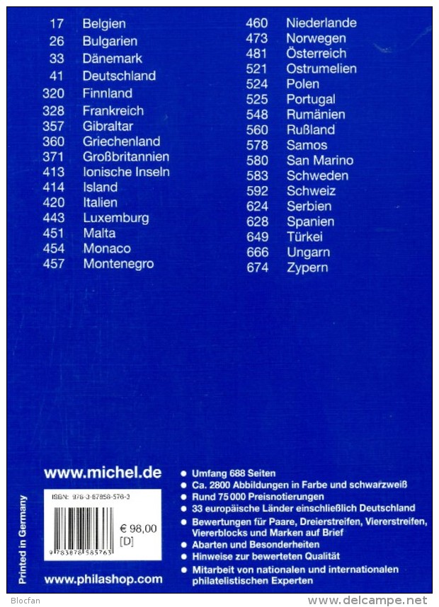 MICHEL Europa Klassik bis 1900 Katalog 2008 new 98€ stamps Germany Europe A B CH DK E F GR I IS NO NL P RO RU S IS HU TK