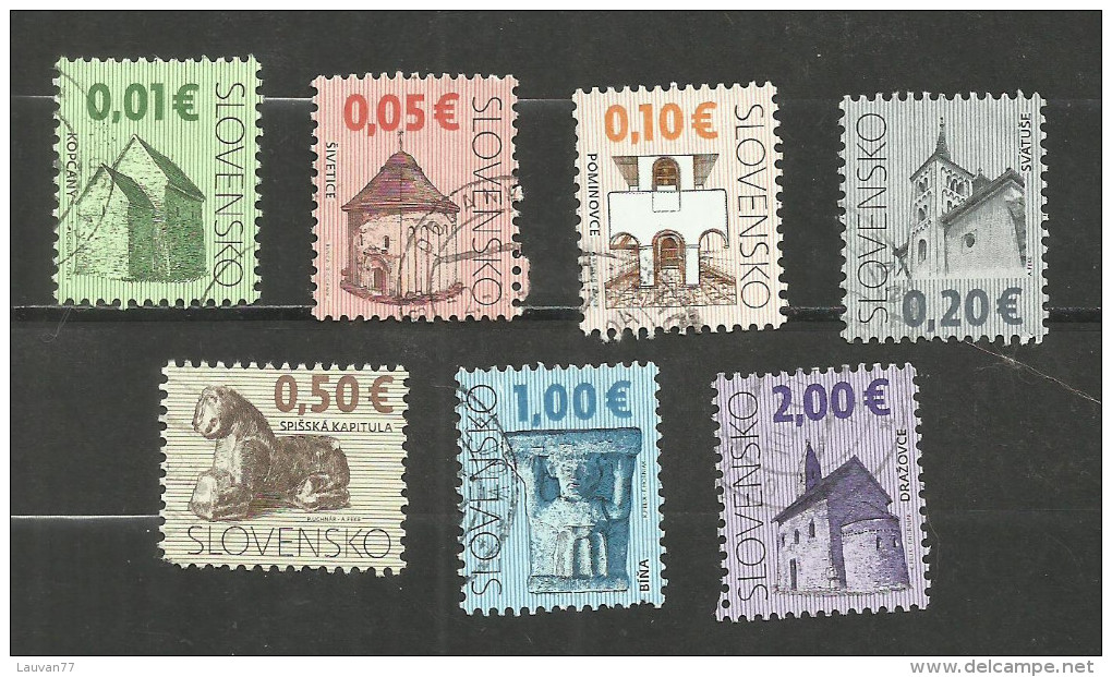 Slovaquie N°521, 523 à 528 Cote 7.30 Euros - Oblitérés